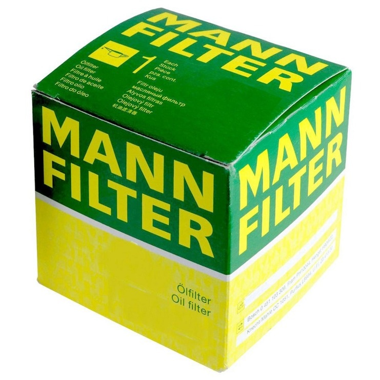 Фильтр масляный MANN FILTER W67/1 Mazda 323/626 1.3-2.0 81>, Subaru Libero/Justy 1.2 84>